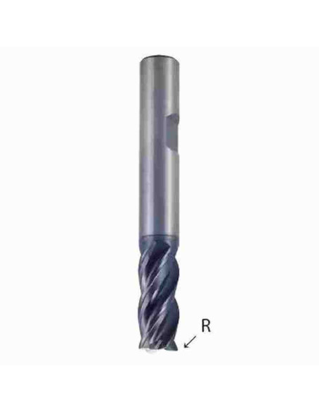14mm (R0,5) x26x14wx83, Z4, kietmetalinė freza Nerūdijančiam, V7 TiAlN, YG1, GMF59140