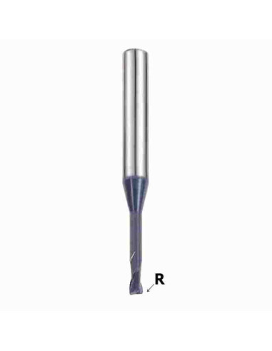4 mm,R0.3)  x 6 x 6 mm,30 x 3,85)  x 70mm, Z2, kietmetalinė freza X-POWER, YG1, EM8A1989