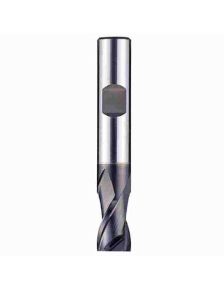 1 x 2,5 x 6 x 47mm, Z2 freza HSSCo8, TiAlN, DIN327, plienui, YG1, EQ570010