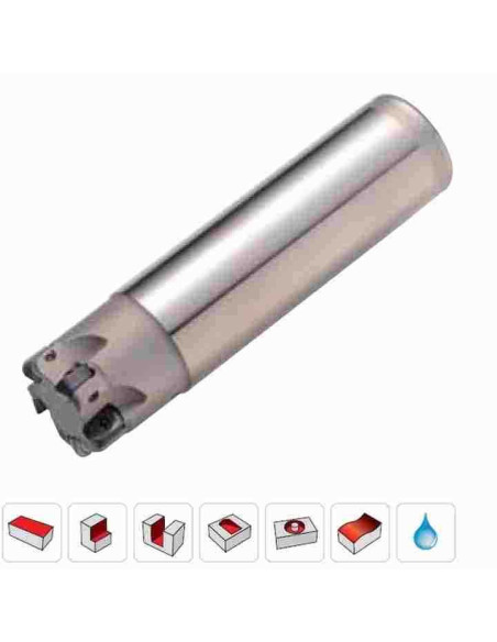 20mm, Z4, HFMS1020HR-4S20, cutter, Korloy