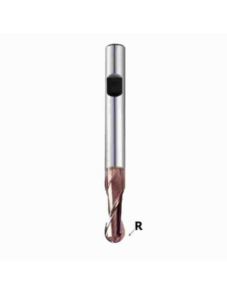 R8.0x16mm, 32x16x123, Z-2, Freza radiusinė, ilga, DIN1889, HSS-PM, TiAlN, YG-1,  GAA32160