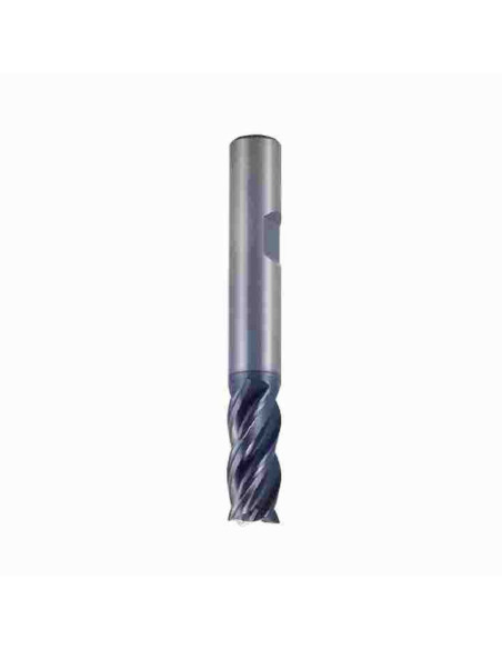 8mm,  (F-0,2) x12x8wx58, Z4, kietmetalinė freza Nerūdijančiam, V7 TiAlN, YG1, GMF53080