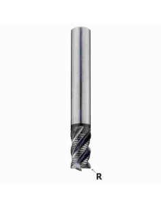 6mm (R0.5), 9x6cx57x4, kietmetalinė freza grubiam darbui,, -SPEED, YG