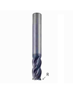 5mm (R0,3) x10x6cx54, Z4, kietmetalinė freza Nerūdijančiam, V7 TiAlN,