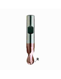 R2.75 x 5,5 x 8 x 6 x 52mm, Z-2, freza HSS-Co8 TiAlN, radiusinė, DIN3