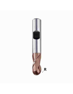 R4.0x8mm, 11x10x61x2, Freza radiusinė, DIN327, HSSPM, TiAlN, YG-1,  G