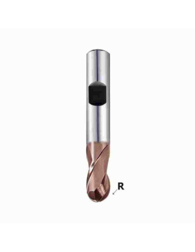 R10.0x20mm, 22x20x88, Z-2, Freza radiusinė, DIN327, HSS-PM, TiAlN, YG-1,  GA940200