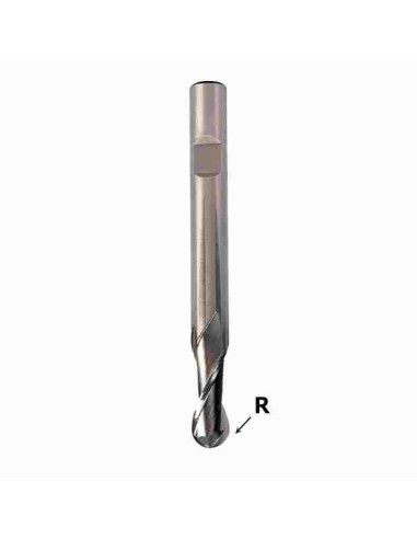R9.0x18mm, 32x16x123, Z-2, Freza radiusinė, ilga, DIN1889, HSS-PM, YG-1,  E9A32180