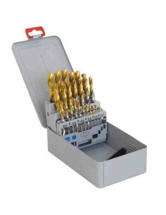 Grąžtų rinkinys, HSSE TiN, 1- 13,0mm, 0,5mm, Viso- 25pcs., YG1