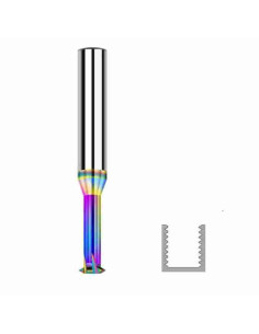 M4.0x0.7 Kietmetalinė, freza sriegiui 12x4x50, Z3, T1, DLC danga
