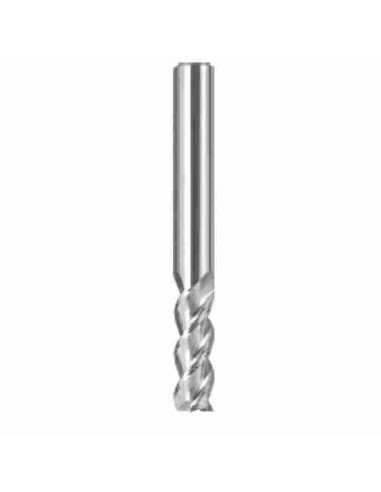 6mm, 18x6x60, Z-3, kietmetalinė freza, aliuminiui, švariam darbui