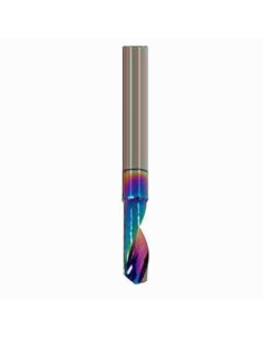 4mm, 12x6x50, Z-1, Kietmetalio freza DLC, aliuminiui, DLCAL-D4/6-12