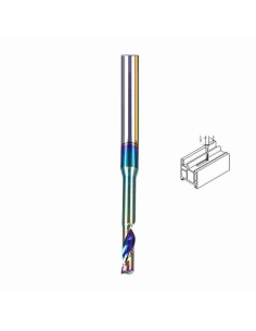 6mm, 16-45x8x100, Z-1 Kietmetalio freza DLC, aliuminio profiliams, DL
