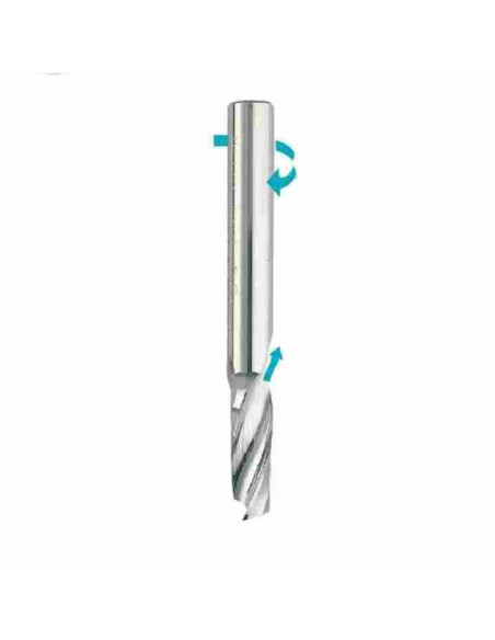 1,5mm x3x4x30, Z1 kietmetalio freza aliuminiui, Carbiden