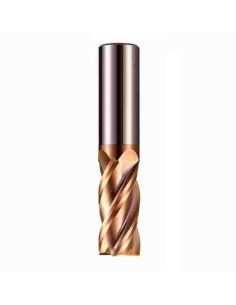 1mm, 3x4x50, Z-4, HN55, Kietmetalio freza su  TiXco danga