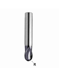 5 (R-2,5)x10x6x50mm, Z2, kietmetalinė freza, YG1, G9F44050N