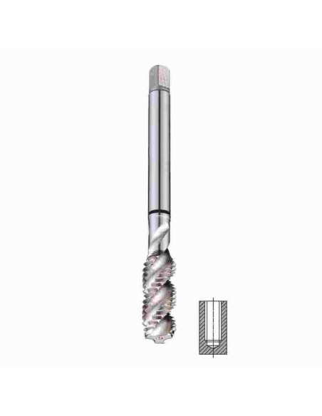 M2.6x0.45x6x50, Sriegiklis aklai kiaurymeiE HSSE, DIN371, Combo, YG-1, TC807496