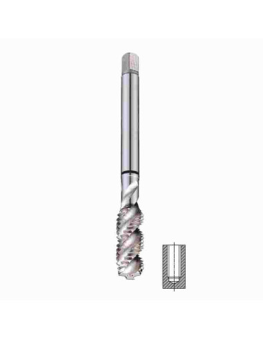 M9x1.25x6x90, Sriegiklis aklai kiaurymeiE HSSE, DIN371, Combo, YG-1, TC807396