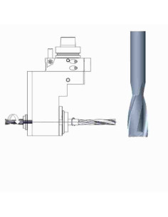 12mm, 30x10x80, Z-2, VHM freza, švariam medienai, V504.120.030.080