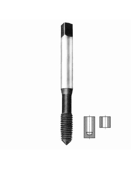 M4 x 0,7, Formeris, HSSE, Ni danga, DIN371, 6HX, YG-1, TE723246