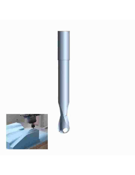 20mm, 40-150x20x200 Z-3, freza ilga radiusinė, redukuota, medienai