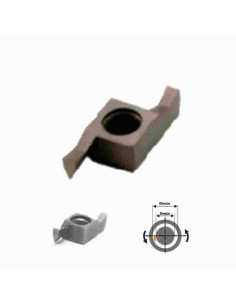 3,00mm x 4,50mm, MD10, GEFR3010-D, aksialinio griovelių tekinimo plokštelė