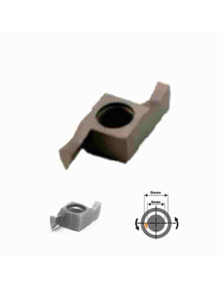 3,00mm x 4,50mm, MD10, GEFR3010-D, aksialinio griovelių tekinimo plokštelė