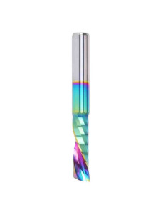 4mm, 12x4x45, Z-1, Freza kietmetalinė, poliruota, drožlė į apačia, DL