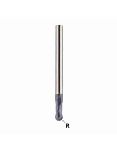 R0.2 x 0,4mm x 0,8 x 3 x 40, Z2, Radiusinė kietmetalinė freza 4G TiAl