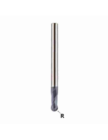 R5.0x10mmx18x10x200, Z2, Radiusinė kietmetalinė freza 4G TiAlN, YG1, SEMD98100200E
