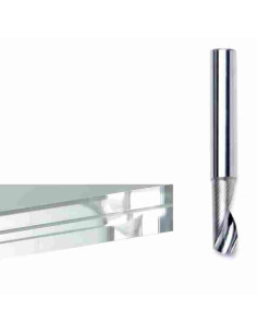 8mm, 22x8x60, Z-1, Freza skirta švariam plastiko frezavimui