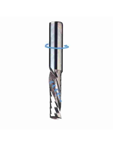 4mm, 12x4x60 Z-1, Freza kietmetalinė kairinė