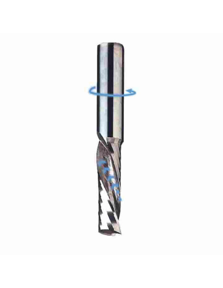 4mm, 12x4x60 Z-1, Freza kietmetalinė kairinė