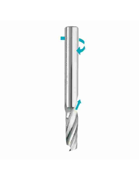 5mm, 12x6x50, Z1, Freza kietmetalinė, aliuminiui, Belin-Y