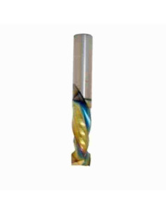 12mm, 42x12x90, Z-2+2 Kompresinė VHM freza su danga,  fanerai