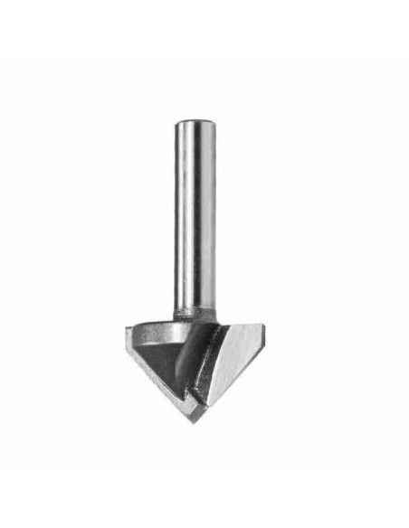90° 10mm 8x6x50, Z2, Freza kietmetalinė V formos medienai