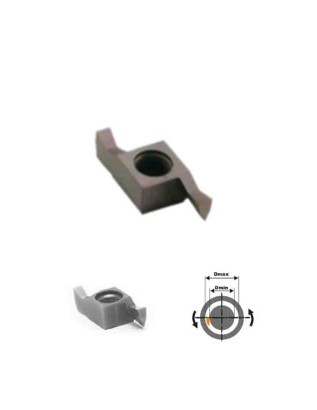 1mm x 2,50, GEFL1010-D-L2.5 MPS30, Griovelio tekinimo plokštelė