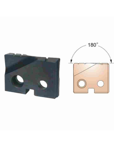 22,23mm, grąžto plokštelė Super Kobalt (T15) 180 laipsnių, TiAlN, YG-1, S2115056