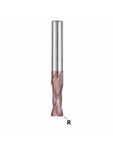 4mm, R-0,50, 8x4x75, Z2, Freza kietmetalio TiAlN, G9B83040