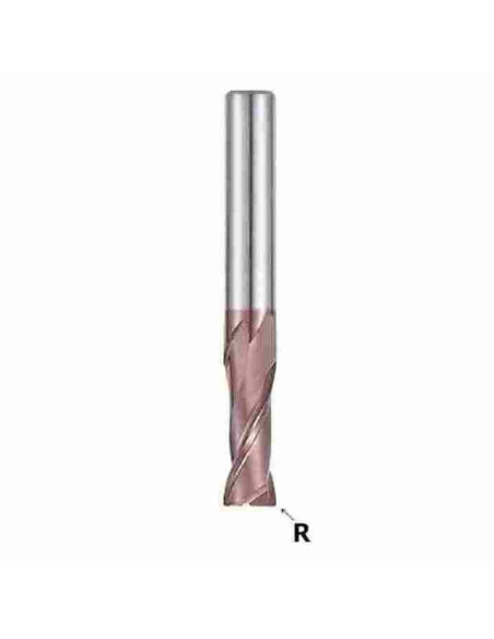 6mm, R-1,00, 12x6x75, Z2, Freza kietmetalio TiAlN, G9B83904