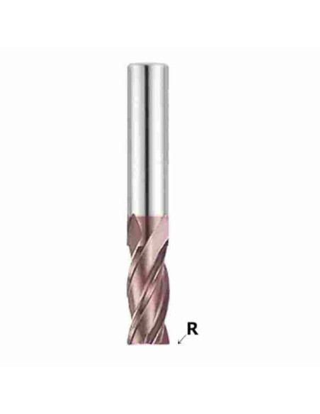 5mm, R-0,30, 10x6x50, Z4, Freza kietmetalio TiAlN, G9B84911