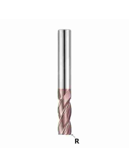 12mm, R-2,00, 24x12x100, Z4, Freza kietmetalio TiAlN, G9B85915