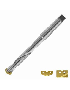 11.5 ~ 12.5mm, YG-1, grąžtas su keičiama plokštele, MT#2, KTD115125239