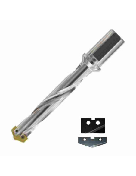 25.0 ~ 35.0mm, YG-1, grąžtas su keičiama plokštele, W - 32mm,