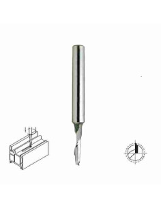 10mm 14x8x80, Z1 Freza HSSE aliuminio profilių frezavimui