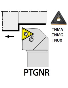 PTGNR3232P22C, 32x32x170xRH/TN2204,  ISO Tekinimo laikiklis, YG-1